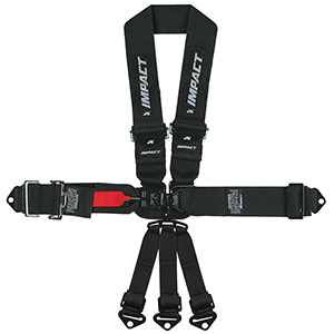 Impact Racing 3" Latch & Link Racing Harness, U-Type Shoulder Belts, 7-Point