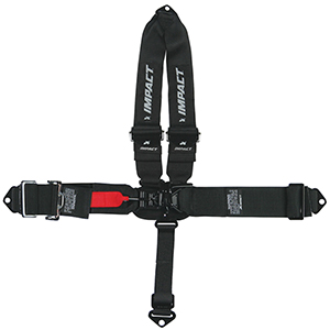 Impact Racing 3" Latch & Link Racing Harness, V-Type Shoulder Belts, 5-Point