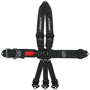 Impact Racing 3" Latch & Link Racing Harness, V-Type Shoulder Belts, 7-Point