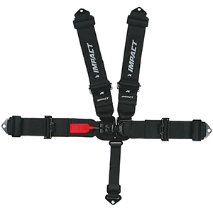 Impact Racing 3" Latch & Link Racing Harness, Individual Shoulder Belts, 5-Point