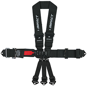Impact Racing 3" Latch & Link Racing Harness, U-Type Shoulder Belts, 7-Point