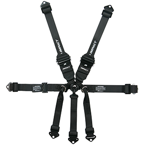 Impact 7-Way Camlock Racing Harness, Pull-Down Lap Belt