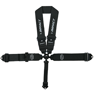 Impact Camlock Racing Harness, U-Type Shoulder Belts, 5-Point