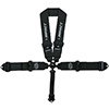 Impact Camlock Racing Harness, U-Type Shoulder Belts, 5-Point