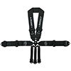 Impact Camlock Racing Harness, U-Type Shoulder Belts, 7-Point