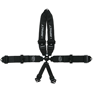 Impact Camlock Racing Harness, V-Type Shoulder Belts, 6-Point