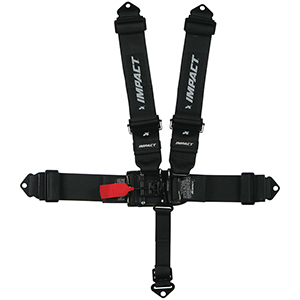 Impact Racing 3" Latch & Link Racing Harness, Individual Shoulder Belts, 5-Point