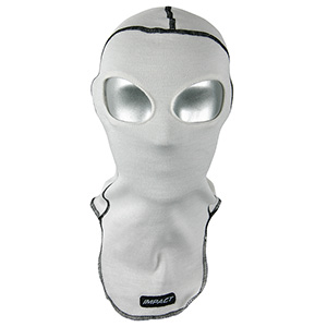 Impact Racing Balaclava Dbl Eye Impactmax Wh