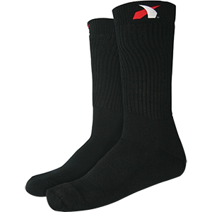 Impact Racing Nomex Socks, SFI3.3, Size Large, Black