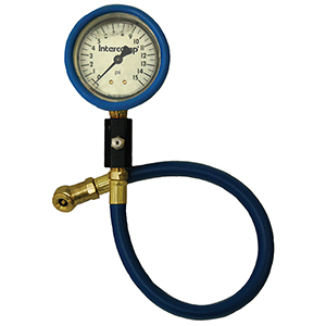 Intercomp 360065 2.5" Liquid-Filled Air Pressure Gauge (15Psi)