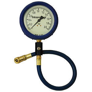 Intercomp 360072 4" Glow-In-The-Dark Air Pressure Gauge (2Bar)