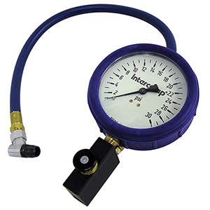 Intercomp 360086 4" Glow-In-The-Dark Fill,Bleed,Read Gauge (30Psi)