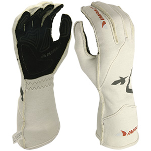 Impact Racing Glove - Alpha, SFI3.3/5, Sm, Wht