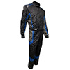 Impact Carbon6 Racing Suit, 1-Piece, Black/Blue, Size Small