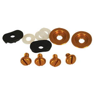 Impact Helmet Pivot Kit, Gold