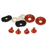 Impact Helmet Pivot Kit, Orange