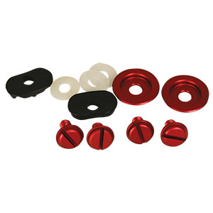 Impact Racing Helmet Pivot Kit, Red