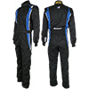 Impact Phenom DS Racing Suit, 1-Piece, Black/Blue, Size 3X-Large