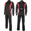 Impact Phenom DS Racing Suit, 1-Piece, Black/Red, Size 3X-Large