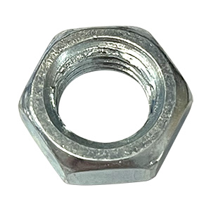 BSC 3/8-24" Steel Jam Nut, 9/16" Hex, Left Hand