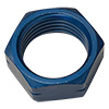BSC 5/8-18" Blue Aluminum Jam Nut, 3/4" Hex, Left Hand