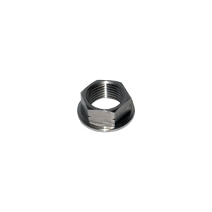 5/8"-18" Stainless Steel Flanged Jam Nut, 3/4" Hex, Left Hand Thread