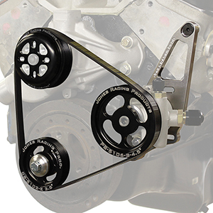 Jones Racing SBC 602/604 Serpentine Short Water Pump and Power Steering Belt Drive