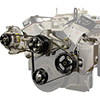 Jones Sbc Swp Ps W. Built-In Alum. Tank and Mini 1-Wire Alt W. Brackets Pulleys and Belts