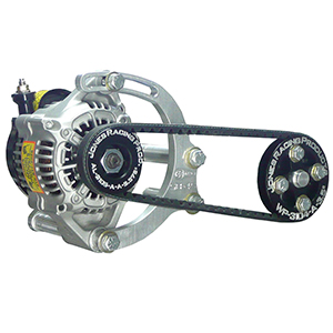 Jones SBC Alternator kit 55/70 amp 1-wire v-belt wp driven