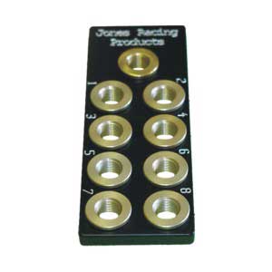 Jones 9 Hole Spark Plug Indexer With Rotating and Locking Inserts