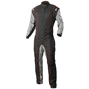 K1 GK2 Kart Racing Suit, Orange, Size 6X-Small