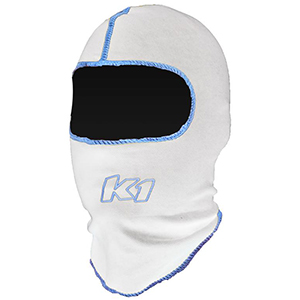 K1 Coolmax Balaclava Vented Head Sock, White