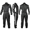 K1 Challenger Suit - Black/White - Size, Large 56