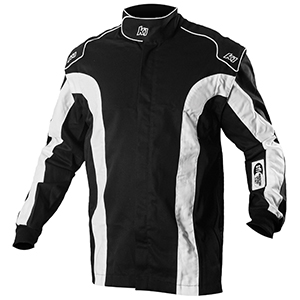 K1 Triumph 2 Driving Jacket, Black/White, Size Xx-Large