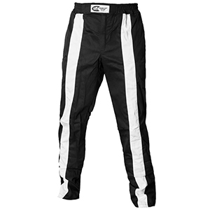 K1 Triumph 2 Auto Racing Pants, Black/White, 3X-Large