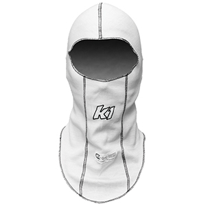 K1 26-SLH-W Fire-Resistant Single Layer Nomex Balaclava Head Sock - White