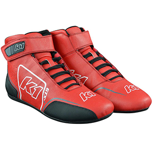 K1 GTX-1 Nomex Auto Racing Shoes, Red, Size 11