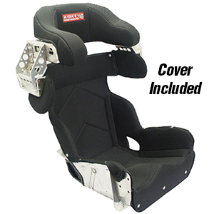 Kirkey 73160KIT Seat Kit - Aluminum 16" Deluxe 15 Degree Layback Containment Seat and Black Cover