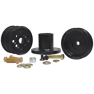 KRC Power Steering 1 To 1 Serp Pulley Kit, SB Ford 3-Bolt