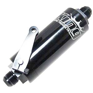 King Racing -10 Fuel Filter W/Shut Off