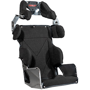 Kirkey 80160KIT Seat Kit - 16" Standard 20 Degree Layback Containment Seat and Black Cover