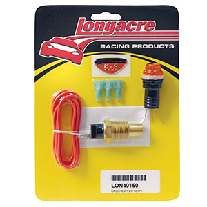 Longacre Gagelites Warning Light Kit - 230 Degree Water Temp 1/2" NPT