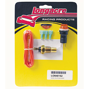 Longacre Gagelites Warning Light Kit - 230 Degree Water Temp 3/8" NPT