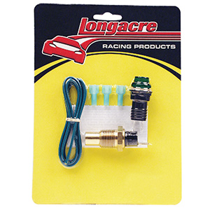 Longacre Gagelites Warning Light Kit - 300 Degree Oil Temp 3/8" NPT