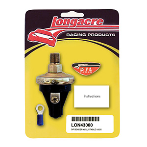 Longacre 15-50 psi Oil Pressure 1/8" NPT sender only
