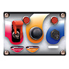 Longacre Digital Elite LED Waterproof Gauge Panel, 3 Gauge OP/WT/OT