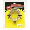 Longacre Steel braided gauge line - 60" with block fitting