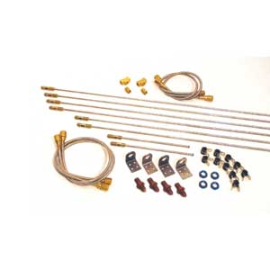 Longacre Complete Brake Line Kit - #4 AN