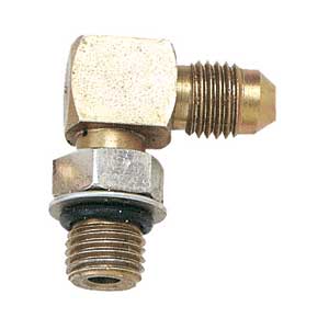 Longacre Caliper fitting - 7/16"-20 x #4 AN 90¼