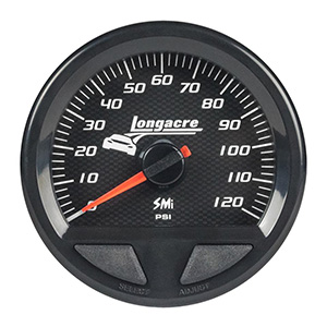 Longacre SMi Elite Waterproof Gauges, OP 0-120 psi, Sensor Included